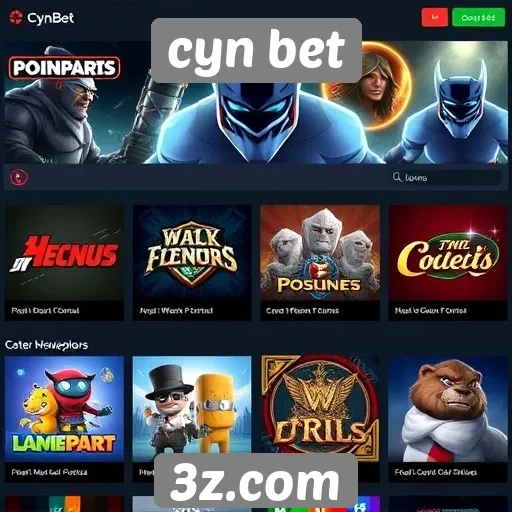 Principais jogos disponíveis no cyn bet